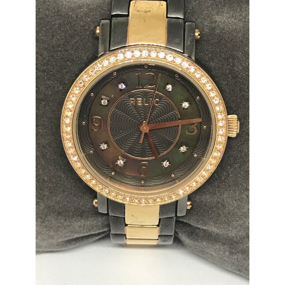 Relic Zr11787 Womens Stainless Steel Analog Dial Quartz Genuine Wrist Watch No81